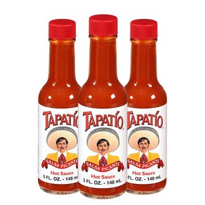 타파티오 살사 피칸테 핫 소스 3개x148ml Tapatio Salsa Picante Hot Sauce 5oz 3ct, 3개, 148ml