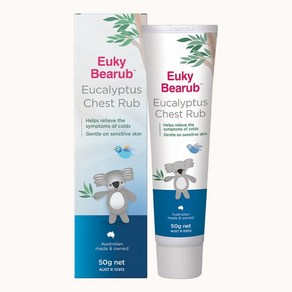 호주 유키베어럽 바르는 감기크림 유칼립투스 체스트러브 50g Euky Bearub Eucalyptus Chest Rub 50g