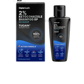 Tugain Essentials 2% Ketoconazole Anti Danduff Shampoo 100 ml Shampoo, 1개, 100ml