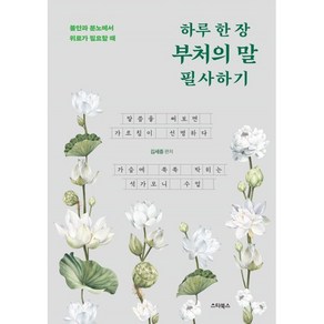 하루 한 장 부처의 말 필사하기:불안과 분노에서 위로가 필요할 때, 하루 한 장 부처의 말 필사하기, 김세중(저), 스타북스, 김세중 저