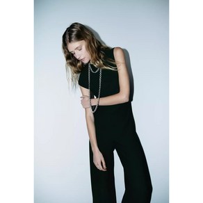 ZARA 자라 여성 크레이프 롱 점프수트 7901/647