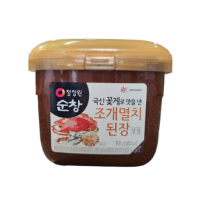 청정원 국산꽃개로 맛을낸 조개멸치 찌개된장