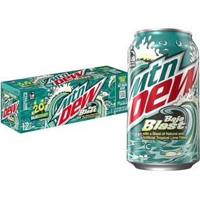 Mountain Dew Baja 블래스트 캔 12개, 355ml