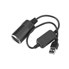 차량용 USB C-type DC 5V to 12V 시거잭 승압 컨버터 소켓 C타입형, 1개