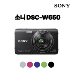 SONY 사이버샷 DSC-W650 정품, 단품 [메모리 미포함]