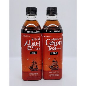 롯데칠성음료 실론티 레몬 제로, 500ml, 24개