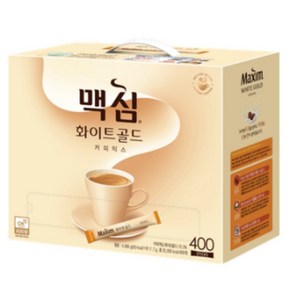 맥심 화이트 골드 커피믹스, 400T, 1개