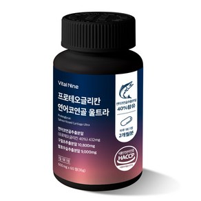 바이탈베이스 프로테오글리칸 프리테오클리칸 글루코사민 600mg*60정, 1개, 60정