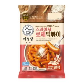 cj 미정당 스파이시로제떡볶이 376g 4개