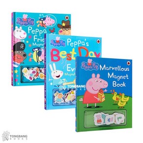 (영어원서) Peppa Pig 마그넷북 3종 세트 (Hadcove 영국판) (, 단품, 단품