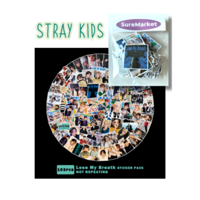 [슈어마켓] 스트레이 키즈(Stay Kids) 도무송 스티커, 04. Lose My Beath