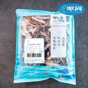 미다지 페루산 대왕오징어 귀채 1.6kg, 1개