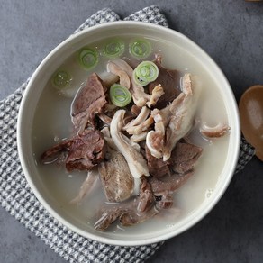 먹판사 프리미엄 돼지내장국밥 4인분 오소리 염통 돼지머리고기가 푸짐하게 들어있는 넉넉한 양