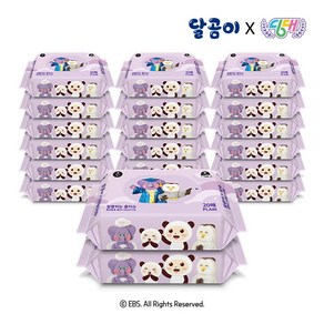 달곰이 딩대 캠퍼스 프렌즈 물티슈 리필형 60gsm