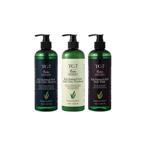 띵코 TC7 켈프 씨위드 천연 다시마 허브 스칼프 클리닉 샴푸+트리트먼트+바디워시 각500ml 3종세트, 띵코 TC-7 켈프 씨위드 천연 다시마 허브 스칼프 클, 1개