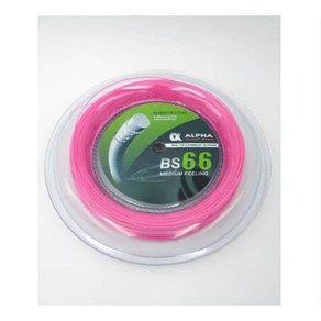 알파 BS66 배드민턴 스트링 0.66mm 200m 롤 거트, 민트, 1개