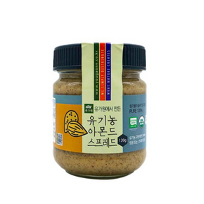 유가원 유기농 아몬드 스프레드, 120g, 1개