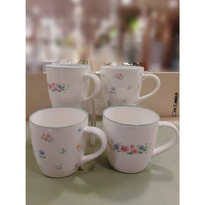 모던하우스 블루블라썸 머그 4P세트 240ml CA3024054, 단품, 1개