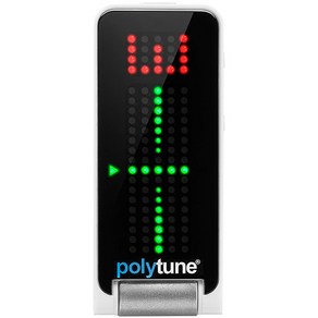 티씨 폴리튠 클립 튜너 화이트 TC PolyTune Clip White 기타조율, 없음 (기본), 1개