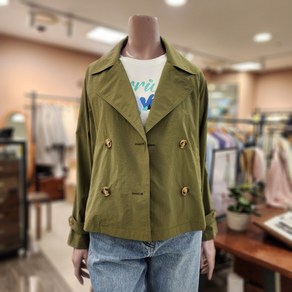 BCBG [올앤선드리] 헤븐 숏BBY 재킷 A4M3N701 83 [D/KHAKI]