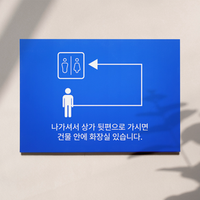 화장실 위치 안내판, 디자인1