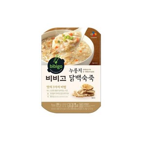 비비고 용기죽 누룽지닭백숙 280g, 1개