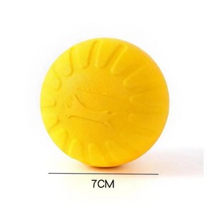 폼 반려견 훈련용 씹기 놀이 깨물지 않는 고무 공 풀 링, 1개, 1. 7cm medicine ball