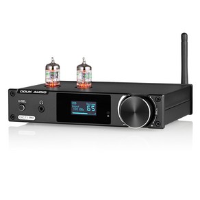 Douk Audio DAC-T1 PRO 진공관 프리앰프 USB DAC 블루투스 리시버 S/PDIF D/A 오디오 컨버터, 1.미국 버전