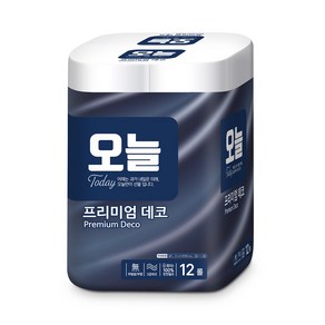 오늘 천연펄프 3겹 25M 12롤 화장지 휴지 두루마리