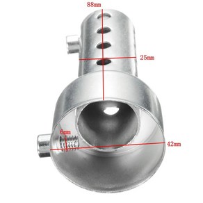 오토바이 소음기 소음 제거기 배기 머플러, 1개
