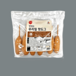 CJ 이츠웰 우리밀 핫도그, 500g