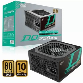 DEEPCOOL DQ750-M-V2L 80 플러스 골드 전체 모듈 PC 전원 공급 장치 PSU PFC 활성 750 와트 데스크탑 컴퓨터 ATX, 01 750W