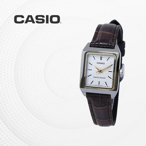 카시오 CASIO 여성 여자 가죽 손목 아날로그 패션시계 LTP-V007L-7E2