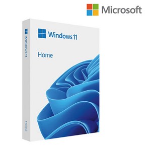 한국MS 마이크로소프트 윈도우11 Home FPP 처음사용자용 정품 영구사용 제품키 USB 설치 Windows11