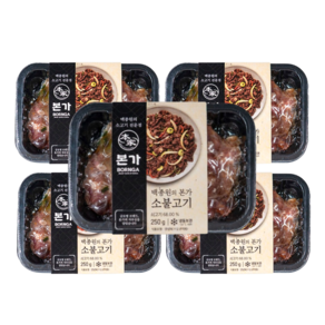 백종원의 본가 (명절)백종원의 소불고기 250g 총 2.5kg