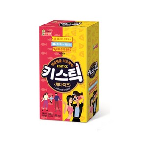 롯데 키스틱 체다치즈 550g(55gx10개입) 간식 소시지 어린지 주전부리, 55g, 10개