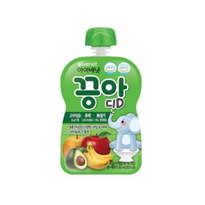 아이배냇 끙아 과일야채주스 80ml, 10개