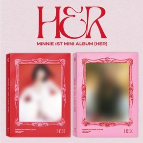 민니 (MINNIE) 1st Mini Album - HER, Pink Ve