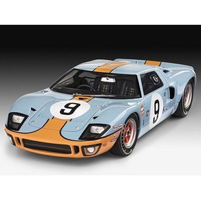 Revell 레벨 07696 1/24 카 모델 시리즈 포드 GT40 르망 1968 (리미티드 에디션) [조립식 플라모델], 단일, 1개