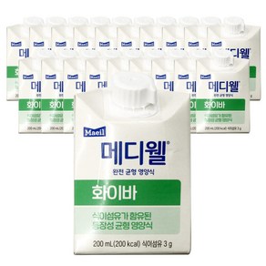 메디웰 화이바, 200ml, 20개