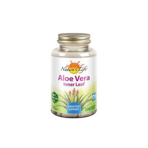 Natue's Life Aloe Vea Inne Leaf 100 Capsules 749679, 1개, 100정