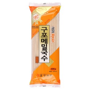 금성제면 구포메밀국수(소면)500g, 500g, 1개