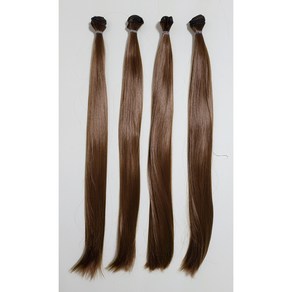 [인형가발]고열사 인형식모 직모 스트링 식모원사 50cm(브라운계열), 11(50cm), 1개