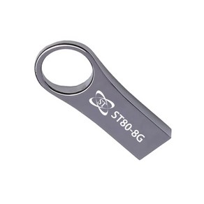 [에스티원테크] ST1 메탈링 USB 8GB 블랙, 1개