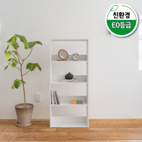 어울림가구 친환경 공간박스 책장, 4단, 가로 600, 화이트