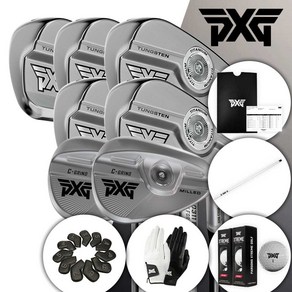 PXG 아이언 웨지 세트 GEN7 0311P XP 크롬(6-W) 52도 56도 슈가대디3 젠7, GEN7 0311XP (5-W), 56도/60도, 경량스틸 N.S PRO Zelos 8S