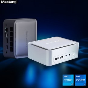 [ XC샵 ] Maxtang NUC 인텔12/13세대 i5-1240P/ i5-12450H/ i7-13620H 미니 pc 컴퓨터 베어본 8핵 12코어 WIFI6 블루투스5.2, i5-12450H, Fee DOS, 0GB, 0GB, 화이트