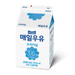 매일우유 오리지널 200ml 냉장우유, 10개