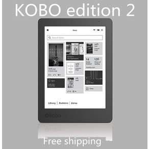 이북 리더기 전자책 ebook 단말기 Kobo Aura Edition 2 전자 책 리더 Carta e-ink 6 인치 해상도 1024x758 라이트 212 ppi WiFi 4GB