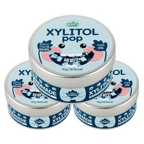 수제 장인 자일리톨 팝 캔디 사탕, 70g, 3개